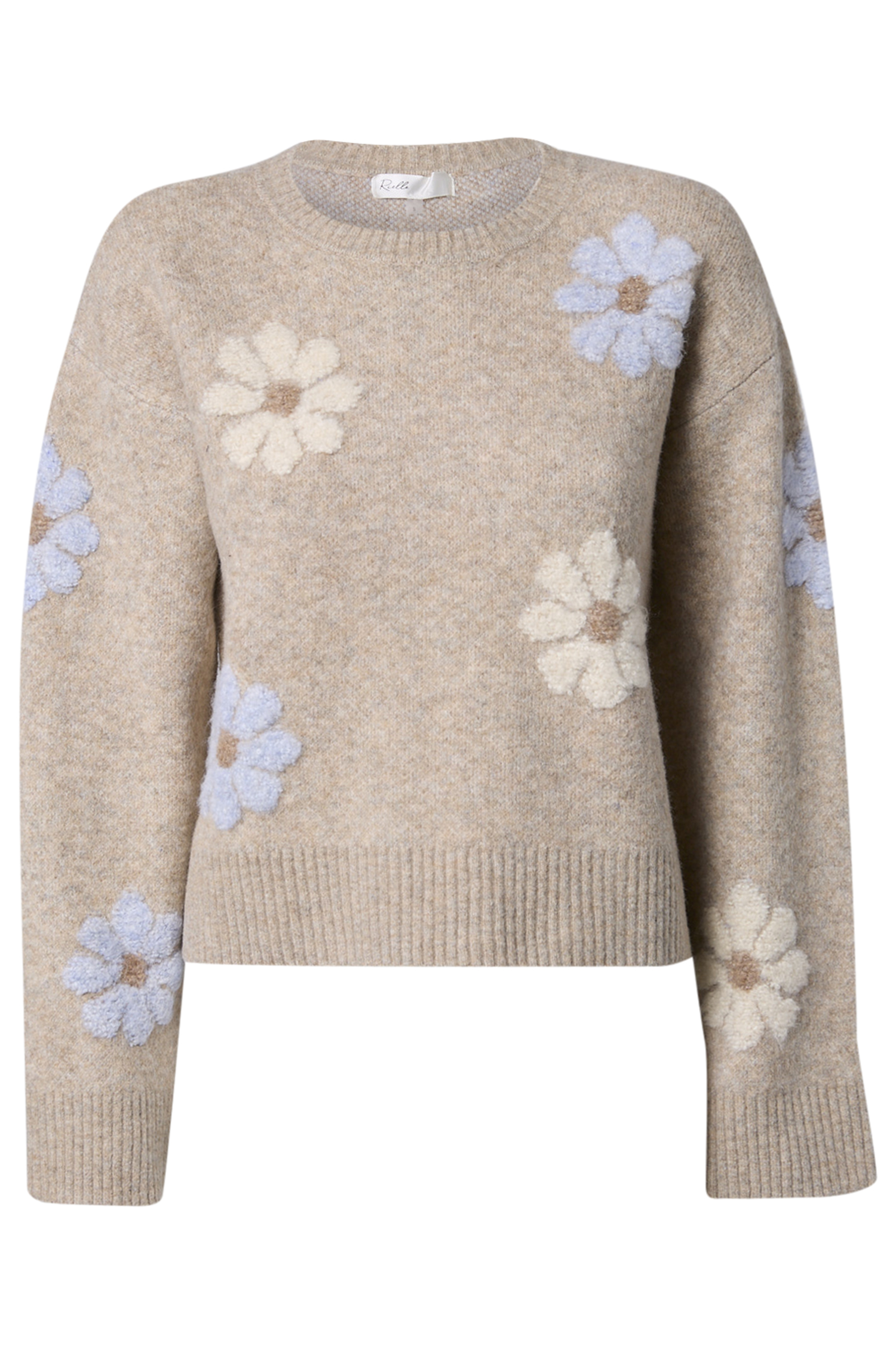 Flower Round Neck Sweater