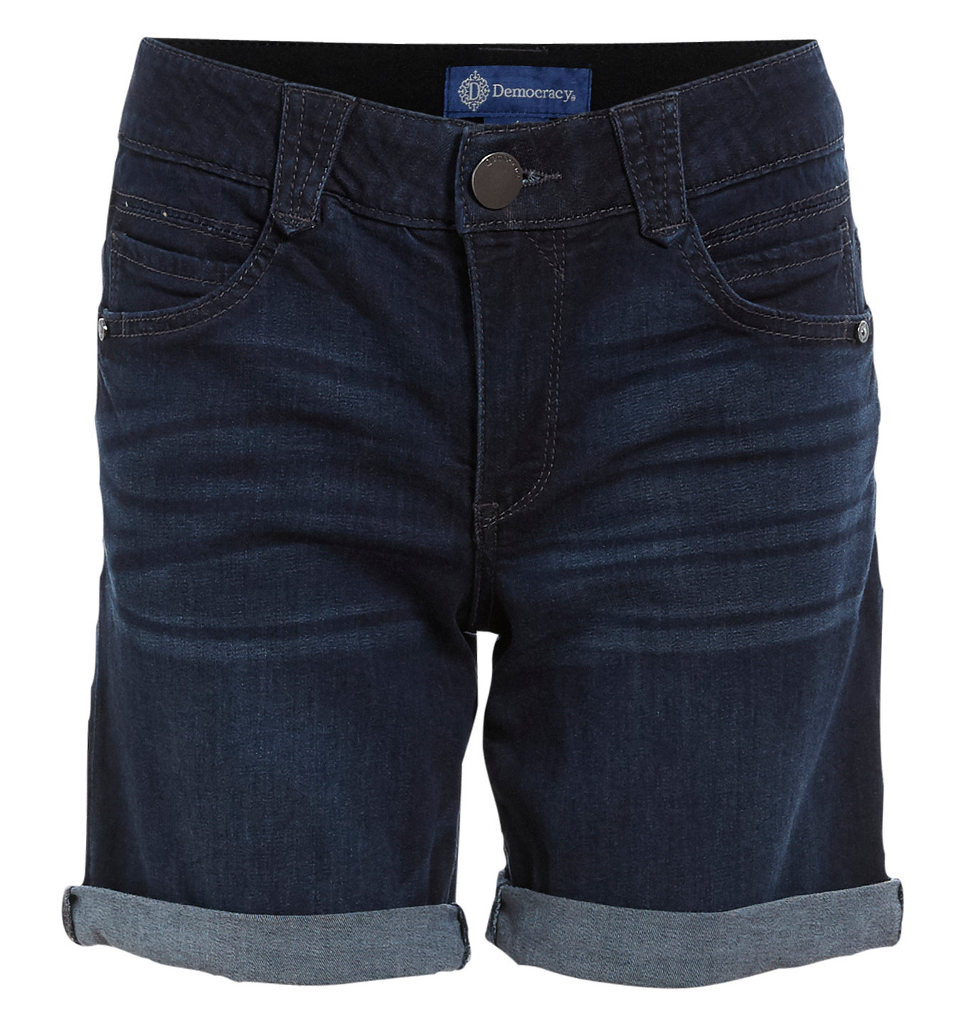 Democracy Mid Rise Cuffed Denim Short