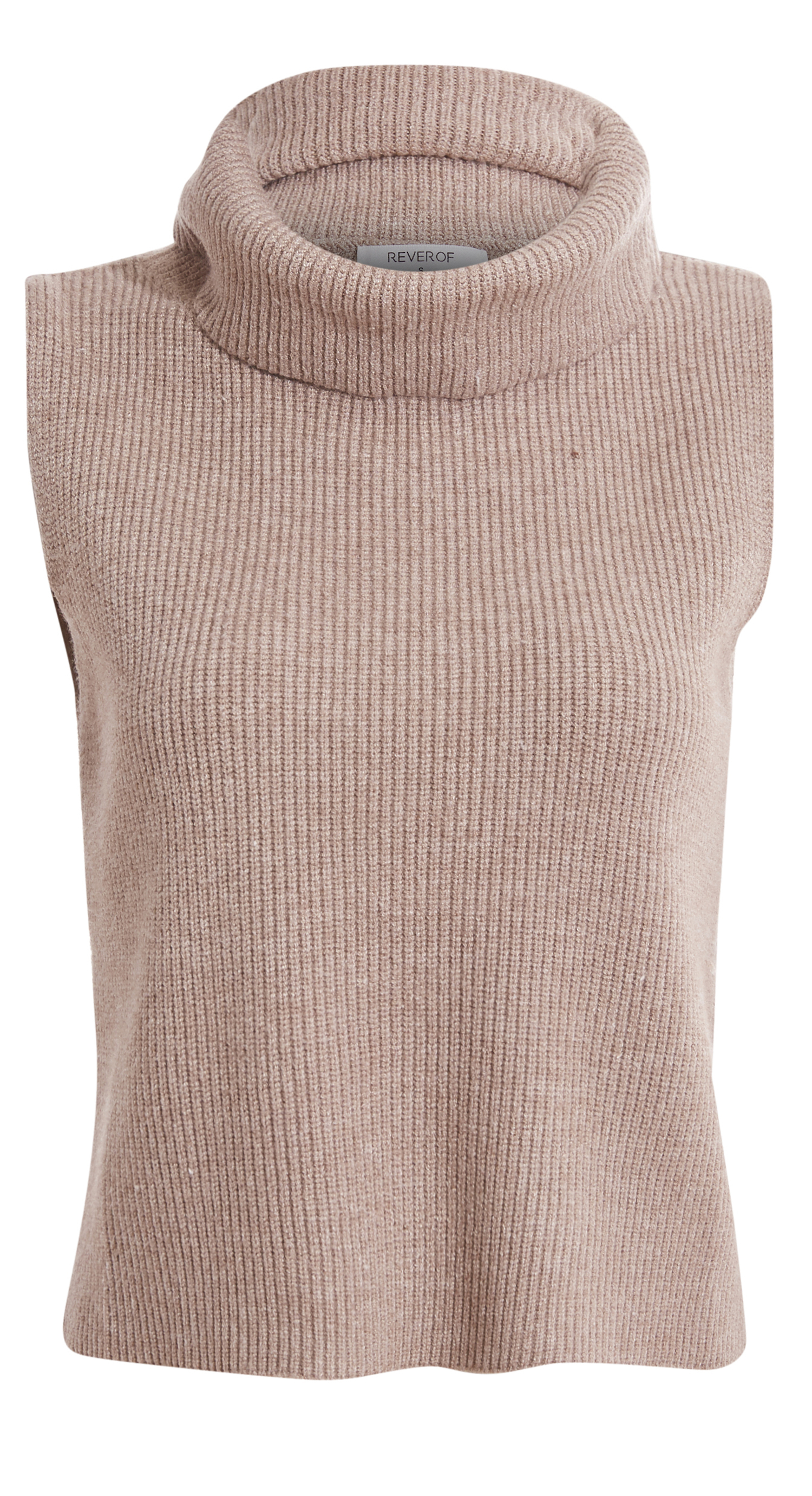 Sleeveless Turtleneck Sweater