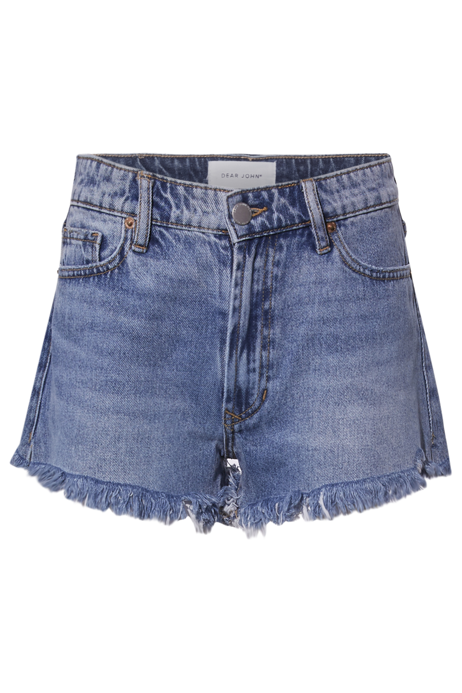 Dear John High Rise Fray Hem Short