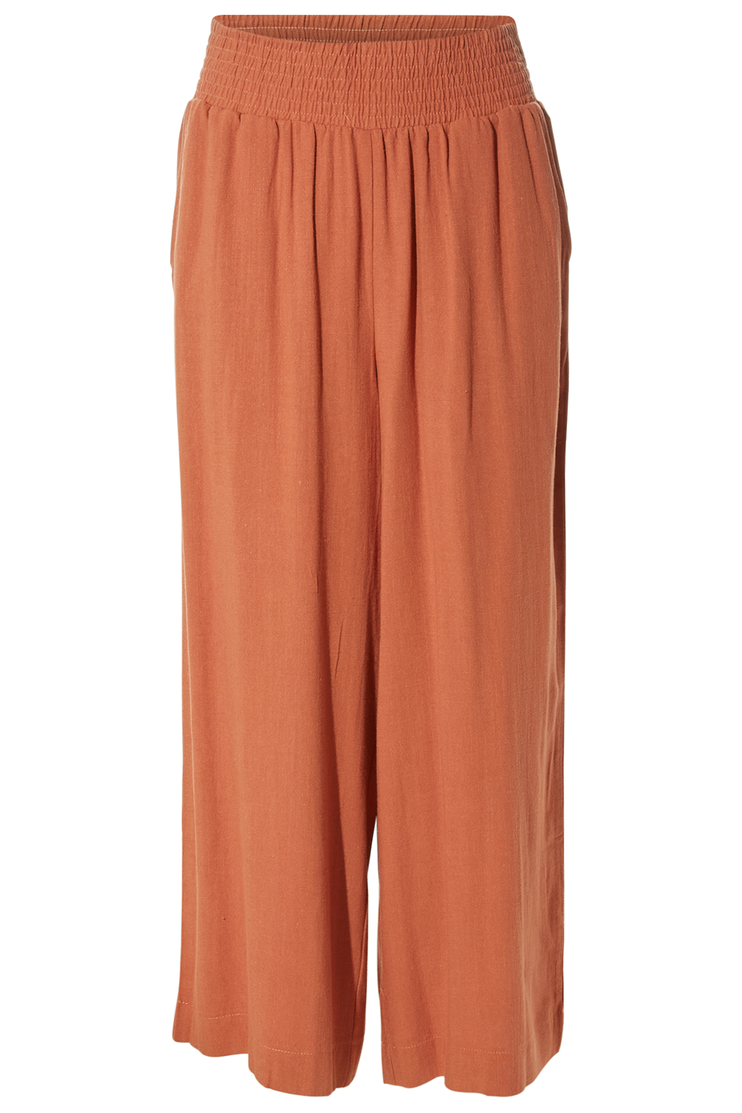 HYFVE Smocked Waist Wide Leg Pants