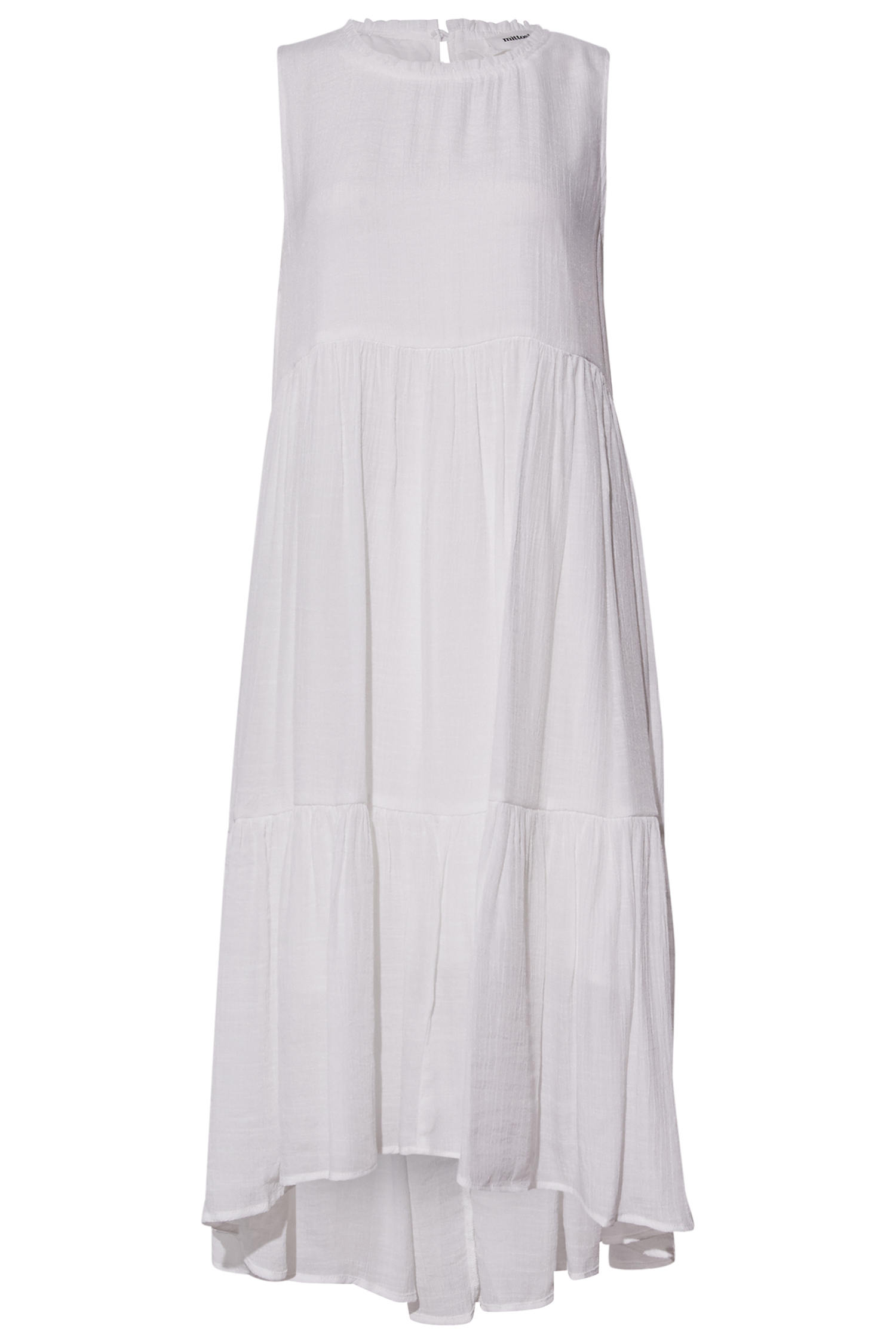 Sleeveless Tiered Midi Dress