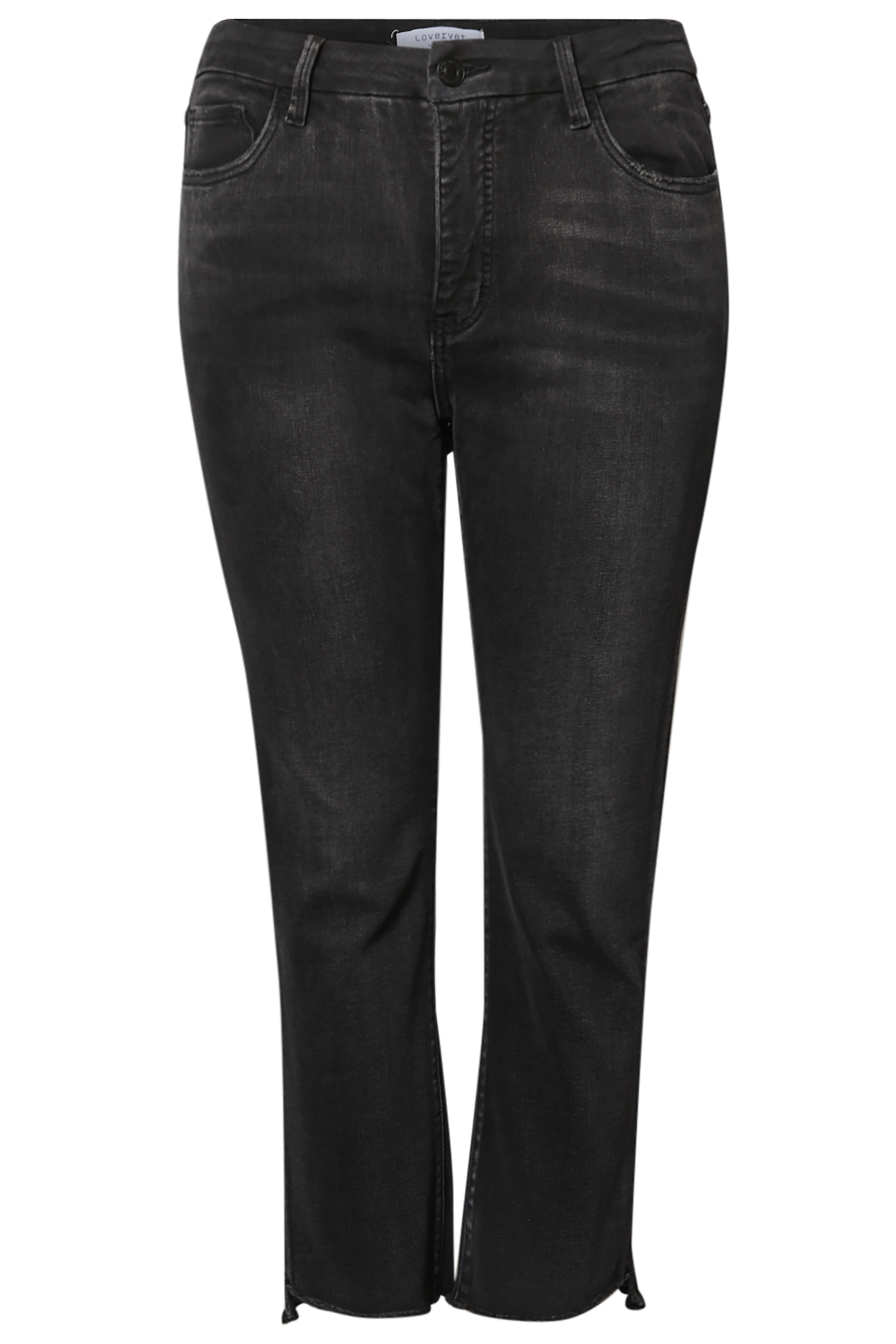 High Rise Slim Straight Denim