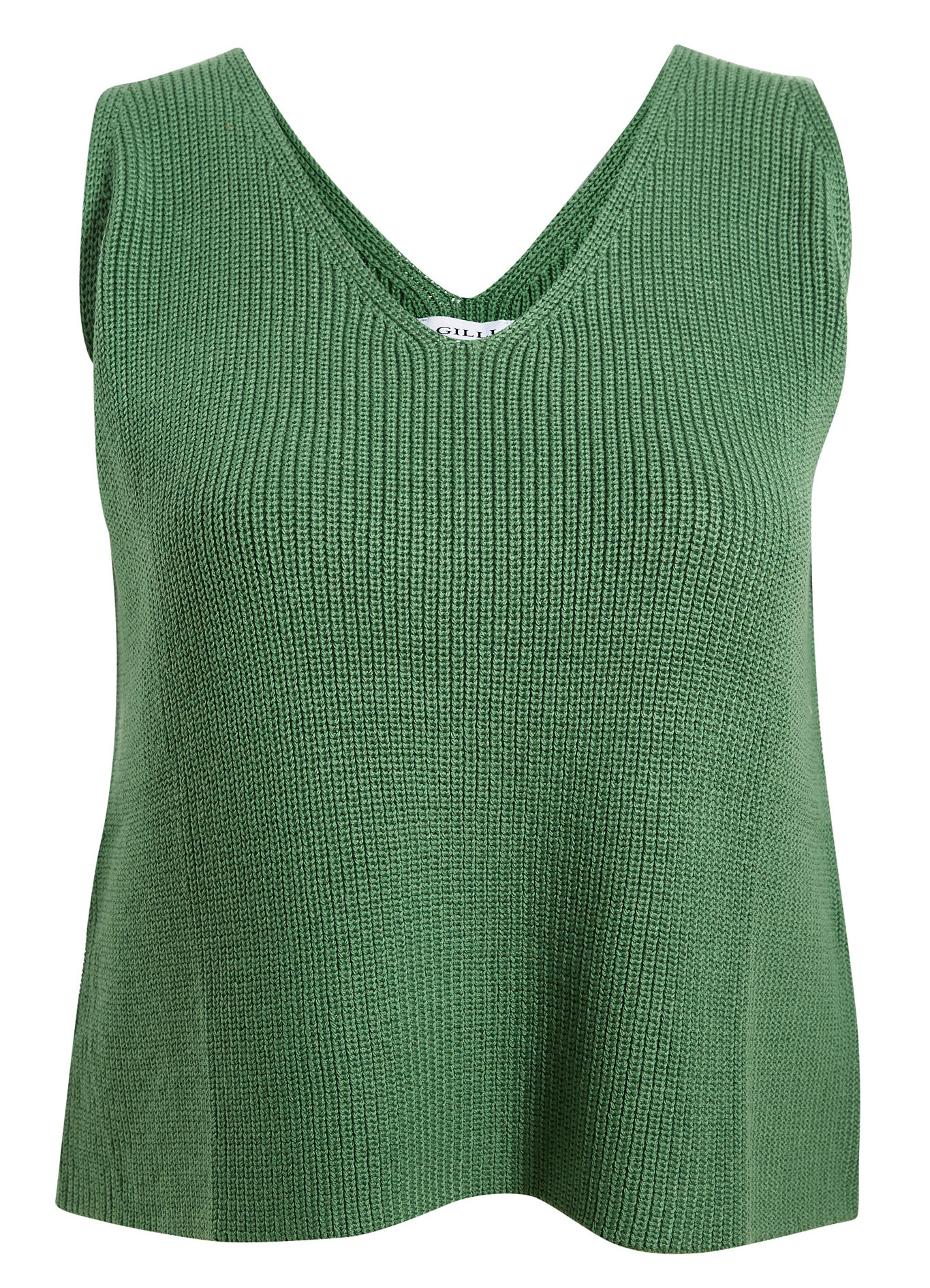 Double V Neck Tank Top