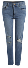 DL1961 Distressed Slim Straight Denim