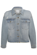 Thread & Supply Frayed Hem Denim Jacket