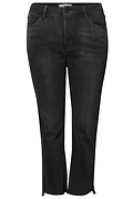 High Rise Slim Straight Denim